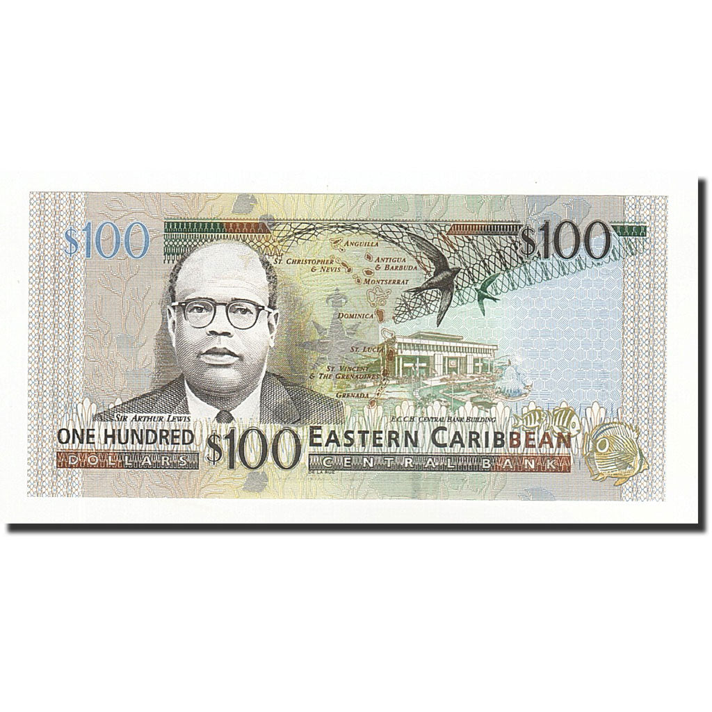 Banconote, Stati dei Caraibi Orientali, 100 Dollars, 2008, KM:51, FDS