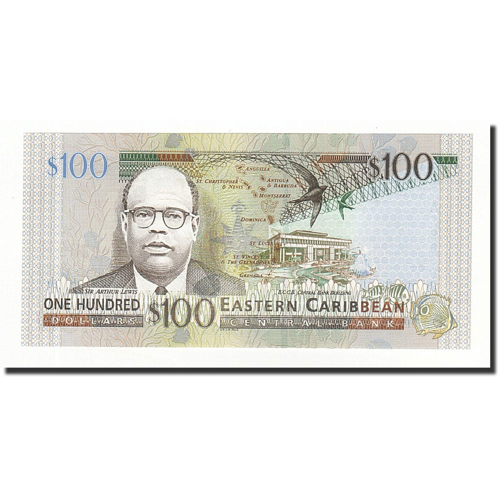 Banknote, East Caribbean States, 100 Dollars, Undated (2003), KM:46m, UNC(65-70)