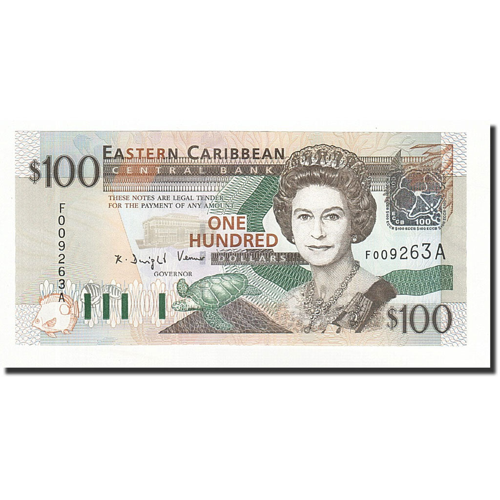 Banconote, Stati dei Caraibi Orientali, 100 Dollars, Undated (2003), KM:46a, FDS