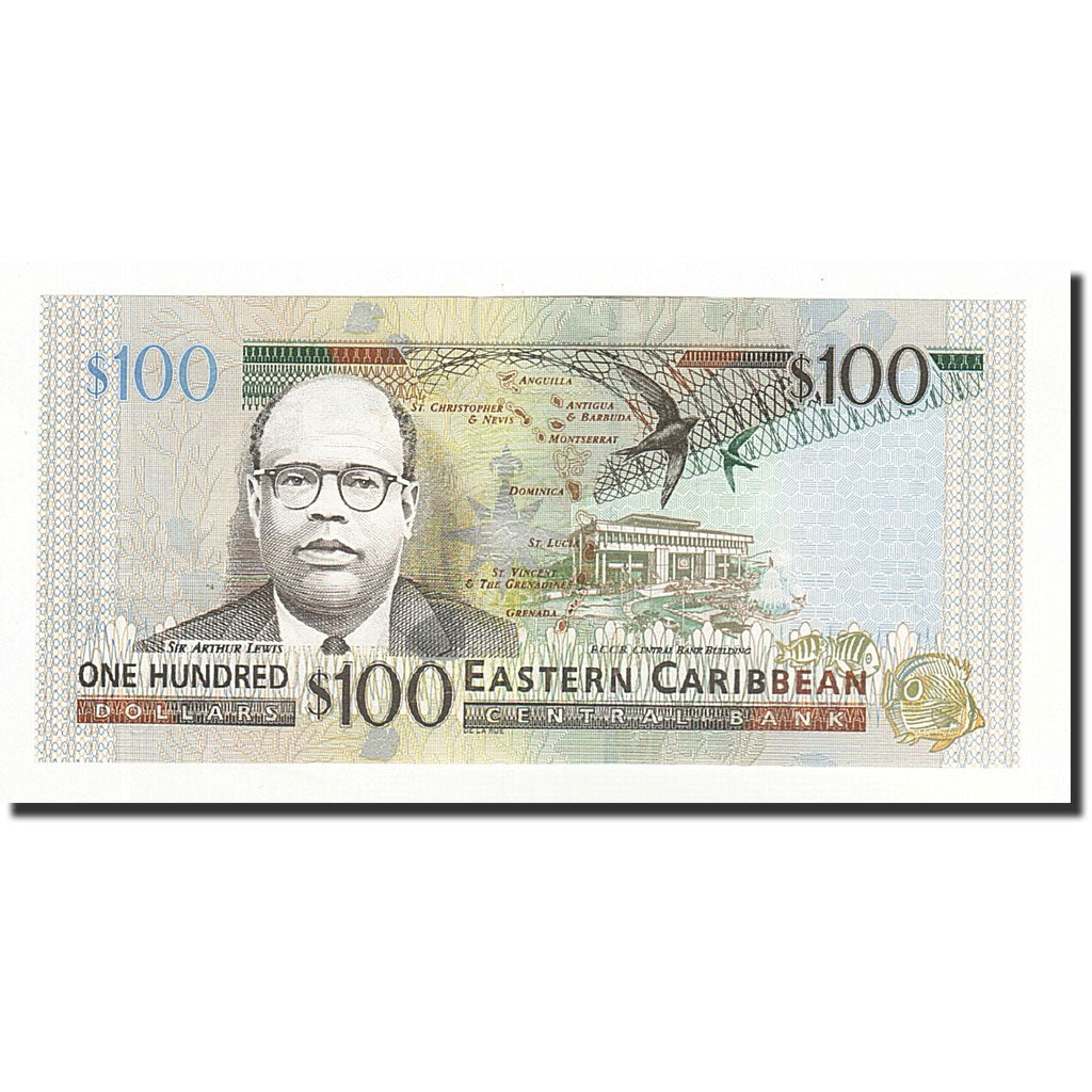 Banconote, Stati dei Caraibi Orientali, 100 Dollars, Undated (2003), KM:46a, FDS
