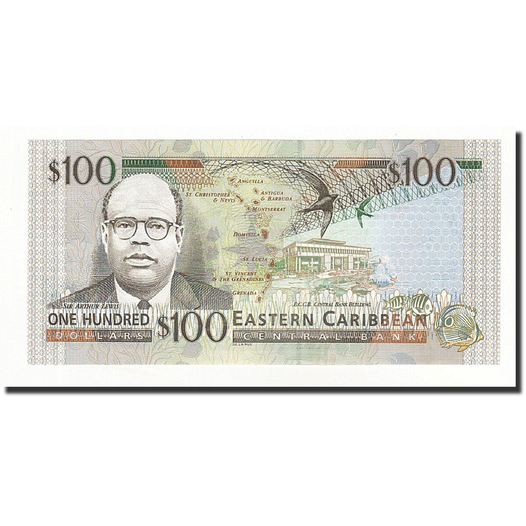 Geldschein, Osten Karibik Staaten, 100 Dollars, 2000, KM:41u, UNZ