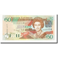 Billet, Etats des caraibes orientales, 50 Dollars, Undated (2003), KM:45k, NEUF