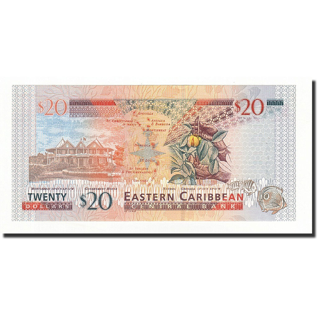 Osten Karibik Staaten, 20 Dollars, Undated (2008), KM:49, UNZ