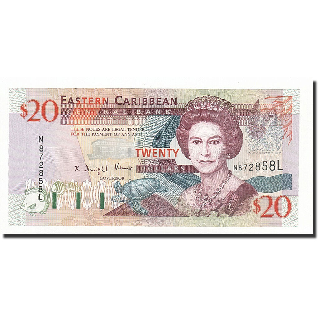 Stati dei Caraibi Orientali, 20 Dollars, Undated (2003), KM:44l, FDS