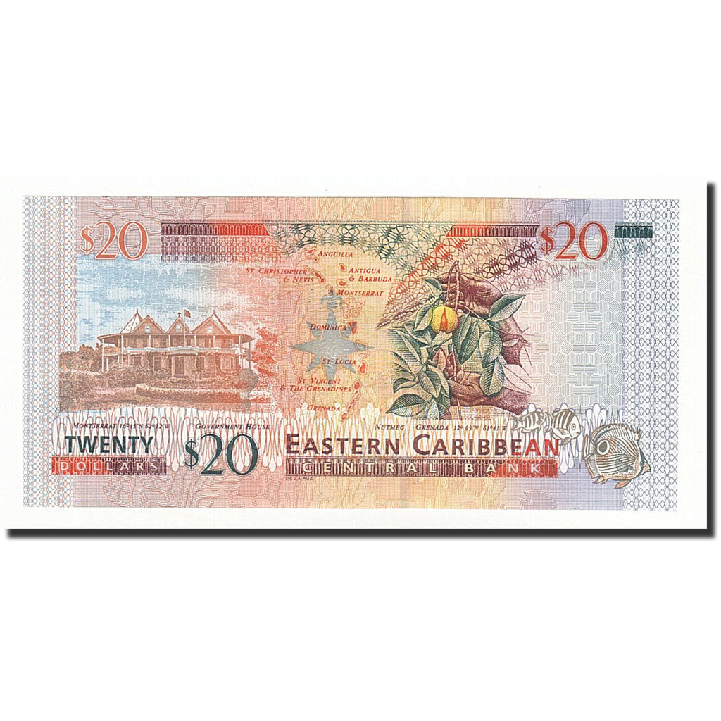 Stati dei Caraibi Orientali, 20 Dollars, Undated (2003), KM:44l, FDS