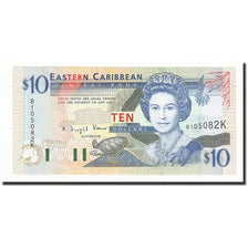 Etats des caraibes orientales, 10 Dollars, Undated (1994), KM:32k, NEUF