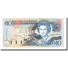 Banconote, Stati dei Caraibi Orientali, 10 Dollars, Undated (2003), KM:43l, FDS