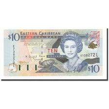 Billet, Etats des caraibes orientales, 10 Dollars, Undated (2000), KM:38l, NEUF