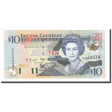 Billet, Etats des caraibes orientales, 10 Dollars, Undated (2000), KM:38k, NEUF