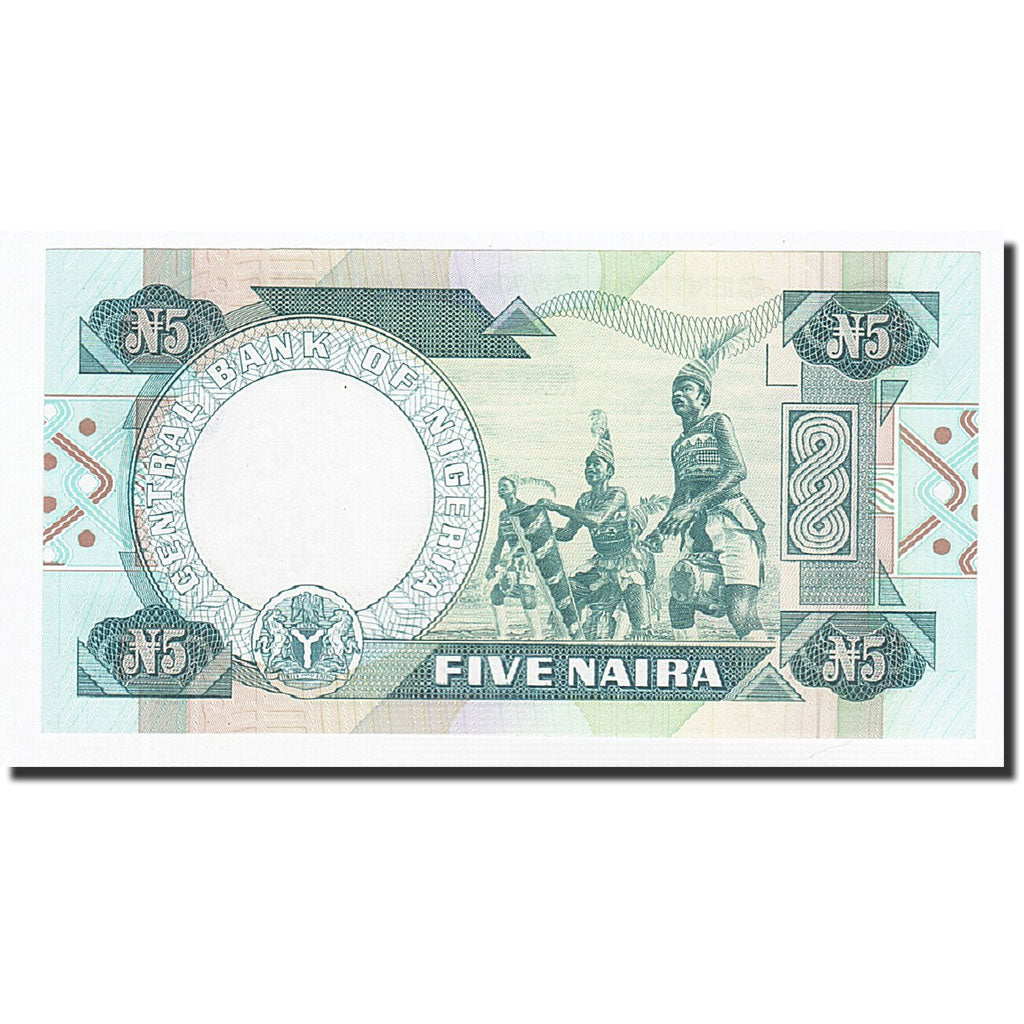 Nigeria, 5 Naira, 1979-1984, KM:20b, FDS