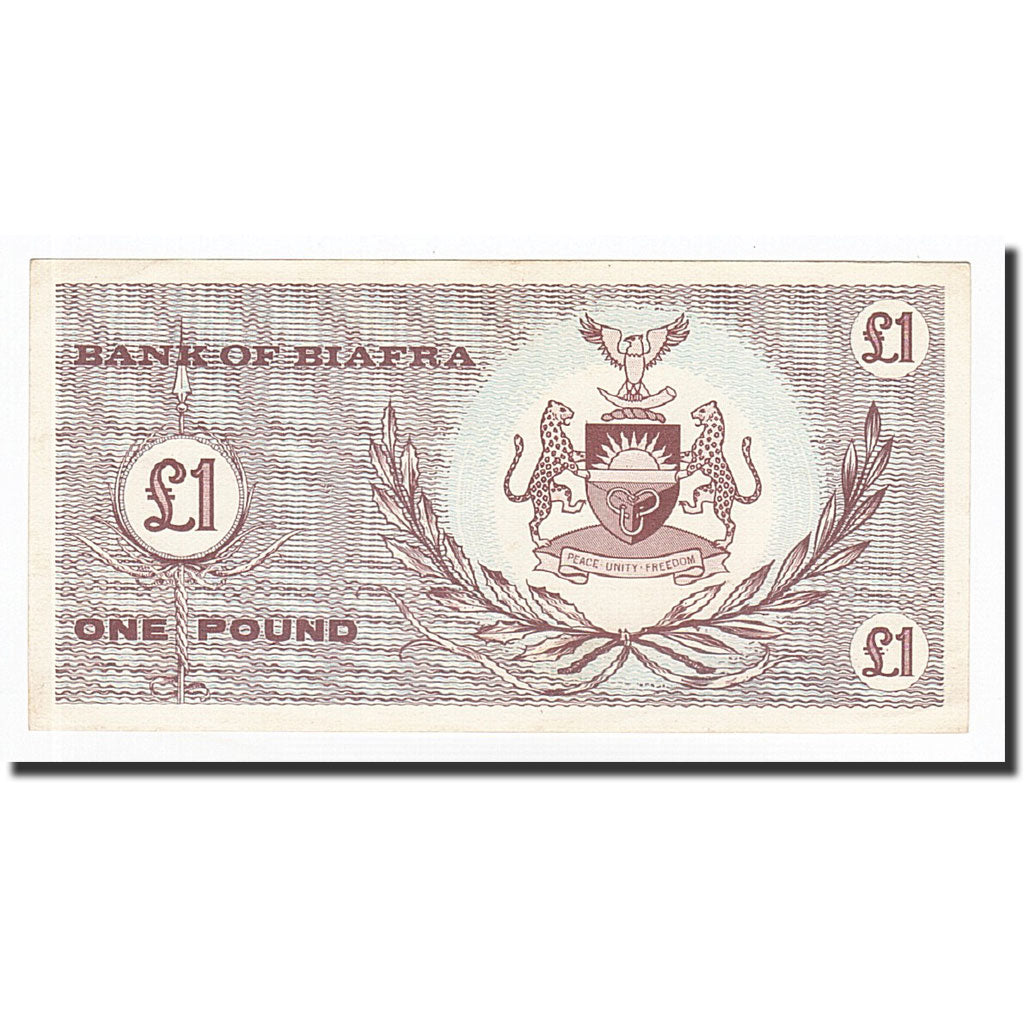 Geldschein, Biafra, 1 Pound, Undated (1967), KM:2, UNZ-
