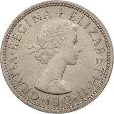 Great Britain, Elizabeth II, Florin, Two Shillings, 1965, MS(63), Copper-nickel