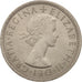 Great Britain, Elizabeth II, Florin, Two Shillings, 1965, MS(63), Copper-nickel