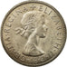 Coin, Great Britain, Elizabeth II, 1/2 Crown, 1967, MS(63), Copper-nickel