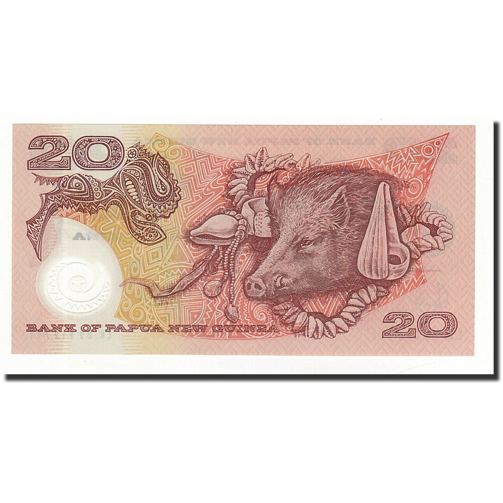 Geldschein, Papua New Guinea, 20 Kina, 2004, KM:27, UNZ