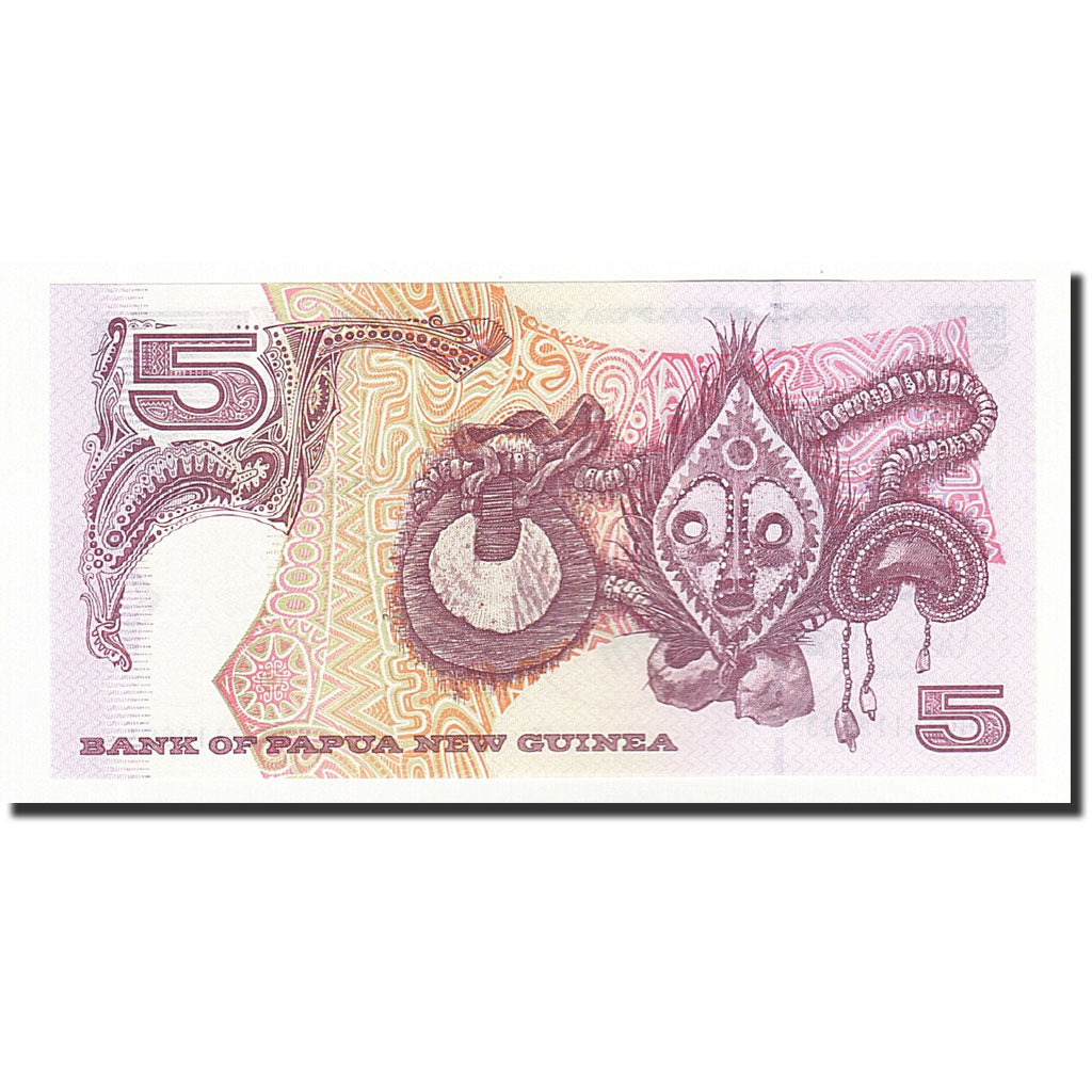 Banconote, Papua Nuova Guinea, 5 Kina, 2007, KM:34, FDS