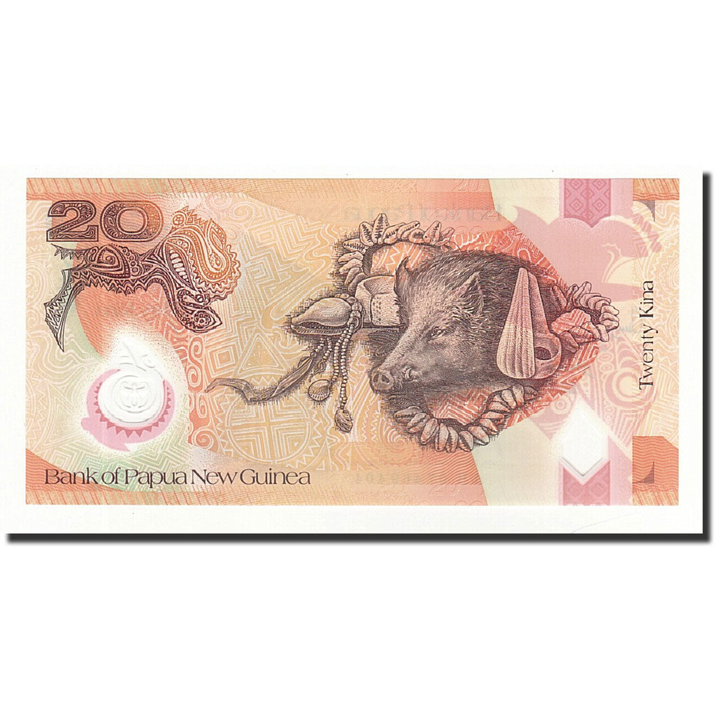 Banknote, Papua New Guinea, 20 Kina, 2007, KM:31a, UNC(65-70)