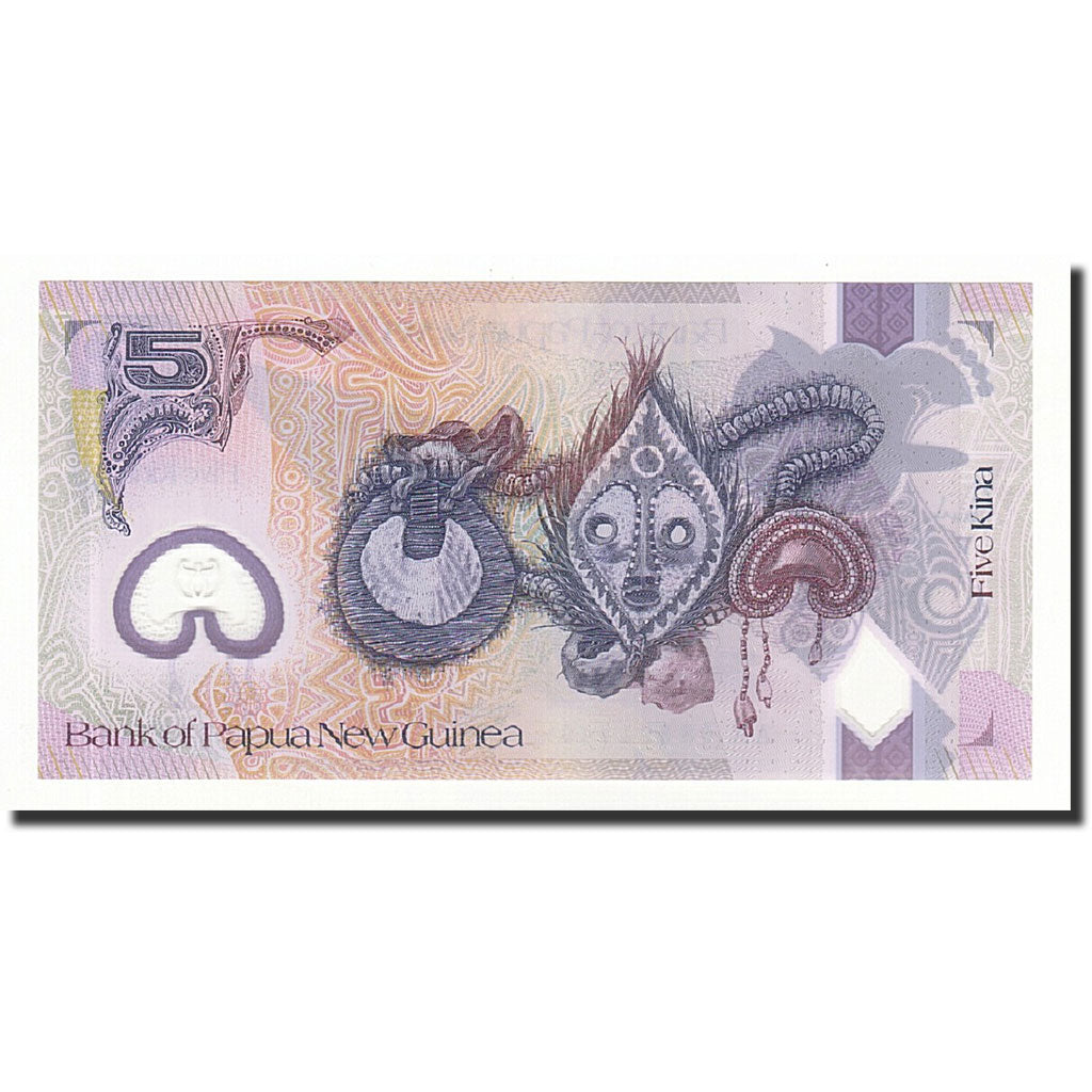 Banconote, Papua Nuova Guinea, 5 Kina, 2008, KM:29, FDS