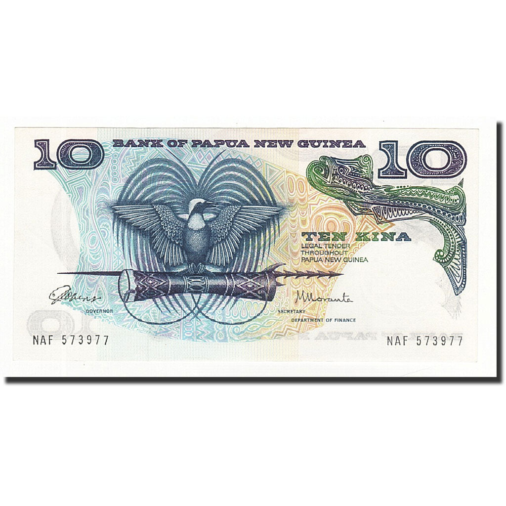 Banknote, Papua New Guinea, 10 Kina, Undated (1975), KM:3a, UNC(65-70)