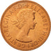 Coin, Great Britain, Elizabeth II, Penny, 1967, MS(63), Bronze, KM:897