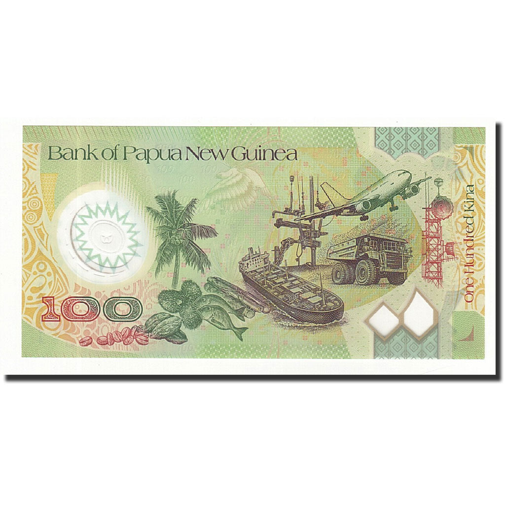 Banconote, Papua Nuova Guinea, 100 Kina, Undated (2005), KM:33a, FDS