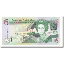 Billet, Etats des caraibes orientales, 5 Dollars, Undated (2003), KM:42g, NEUF