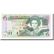 Billet, Etats des caraibes orientales, 5 Dollars, Undated (2003), KM:42d, NEUF