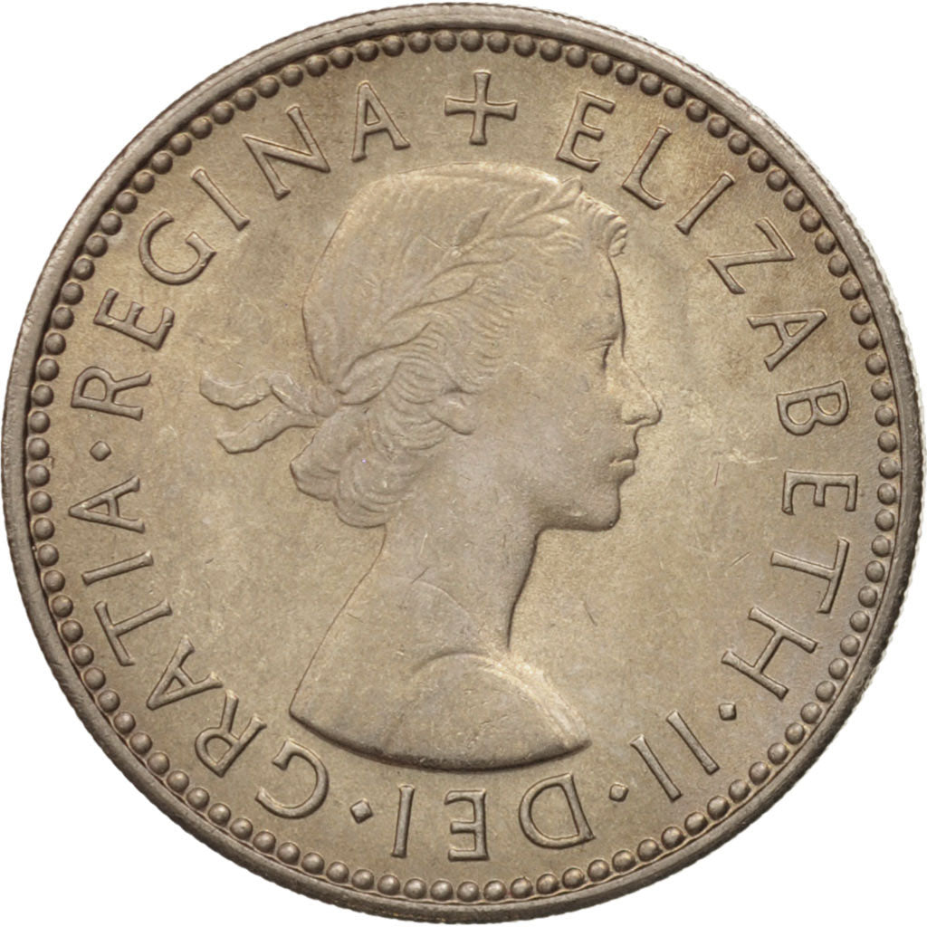Coin, Great Britain, Elizabeth II, Shilling, 1965, MS(63), Copper-nickel, KM:904