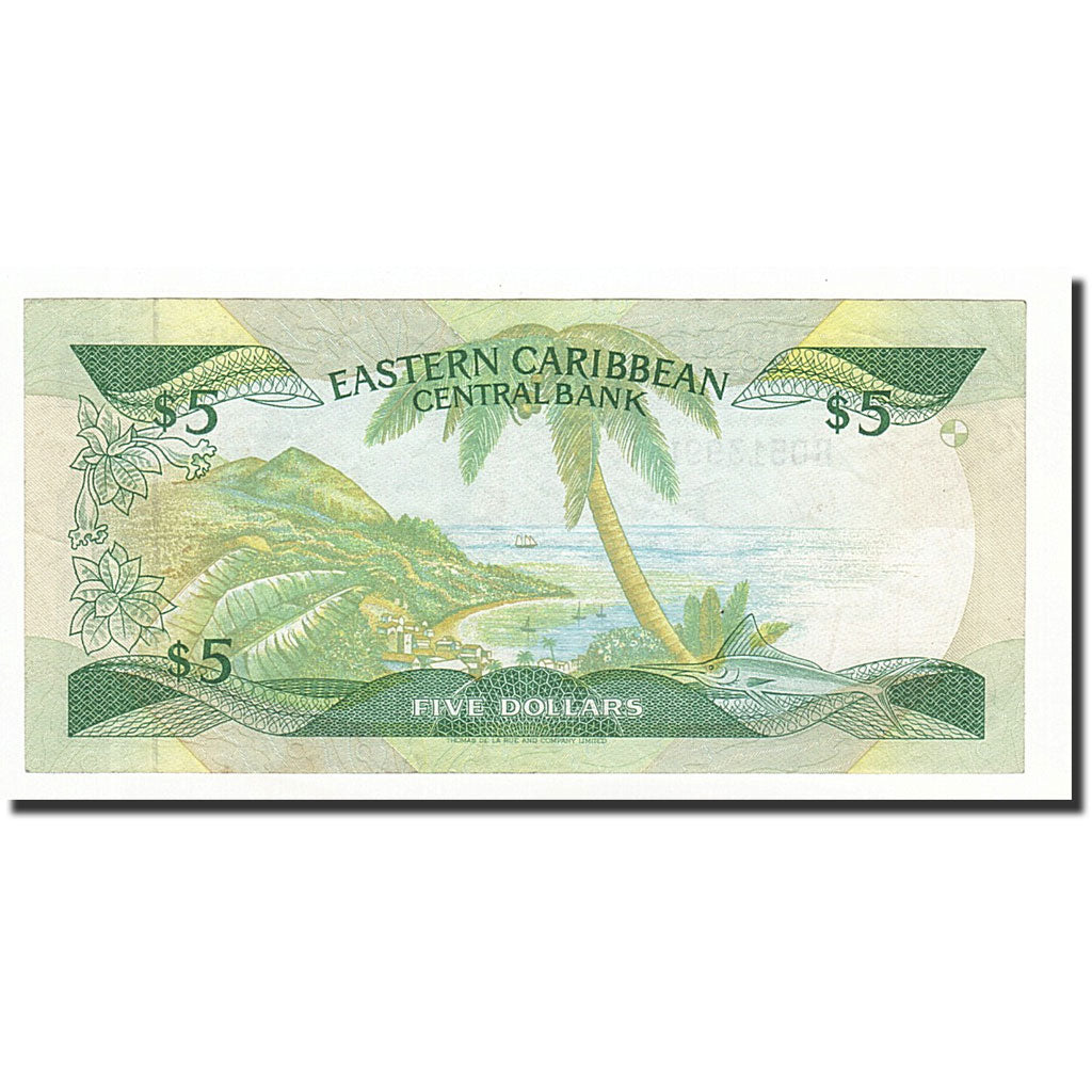 Banknote, East Caribbean States, 5 Dollars, Undated (1986-88), KM:18l