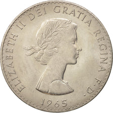 Great Britain, Elizabeth II, Crown, 1965, MS(63), Copper-nickel, KM:910