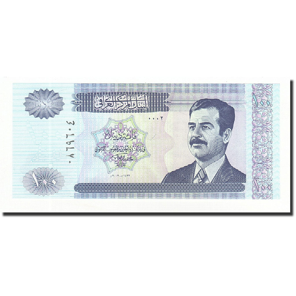 Billet, Iraq, 100 Dinars, 2002, KM:87, NEUF