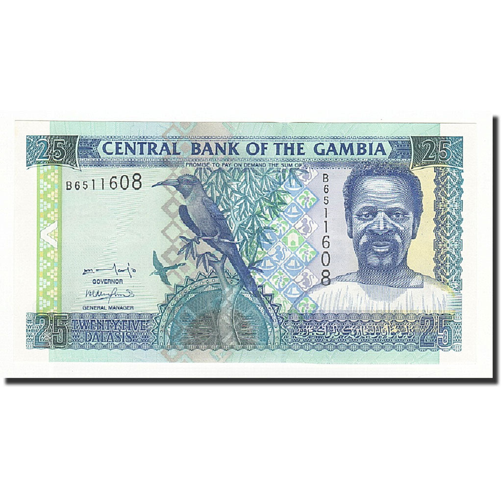 Gambia, 25 Dalasis, 2001, KM:22a, FDS