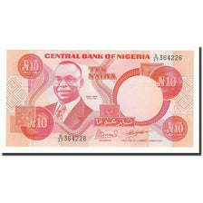 Billet, Nigéria, 10 Naira, UNDATED (1984), KM:25d, NEUF