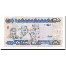 Geldschein, Nigeria, 50 Naira, Undated (1991), KM:27b, UNZ