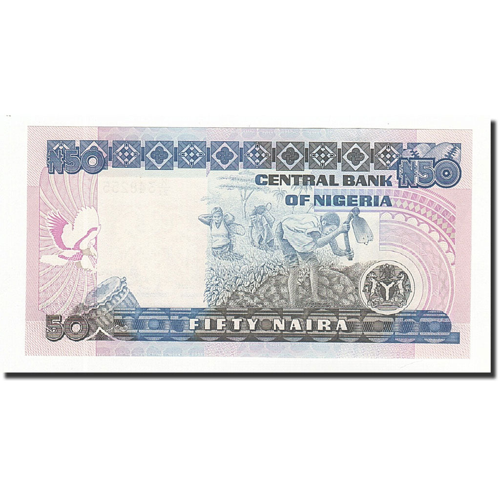 Geldschein, Nigeria, 50 Naira, Undated (1991), KM:27b, UNZ
