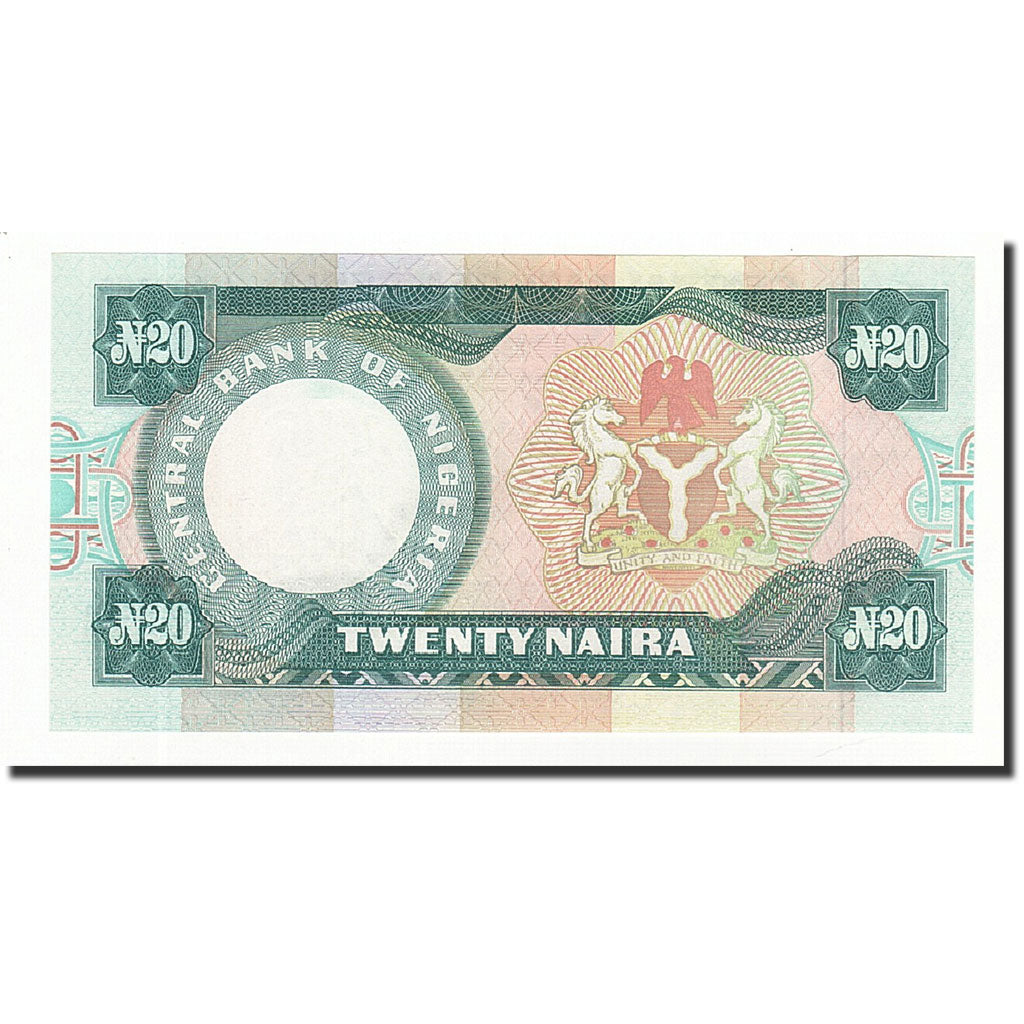 Banknote, Nigeria, 20 Naira, 2005, KM:26i, UNC(65-70)