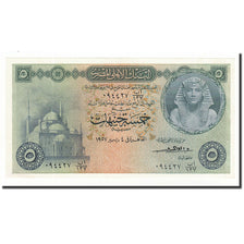 Egitto, 5 Pounds, 1957, KM:31, SPL+