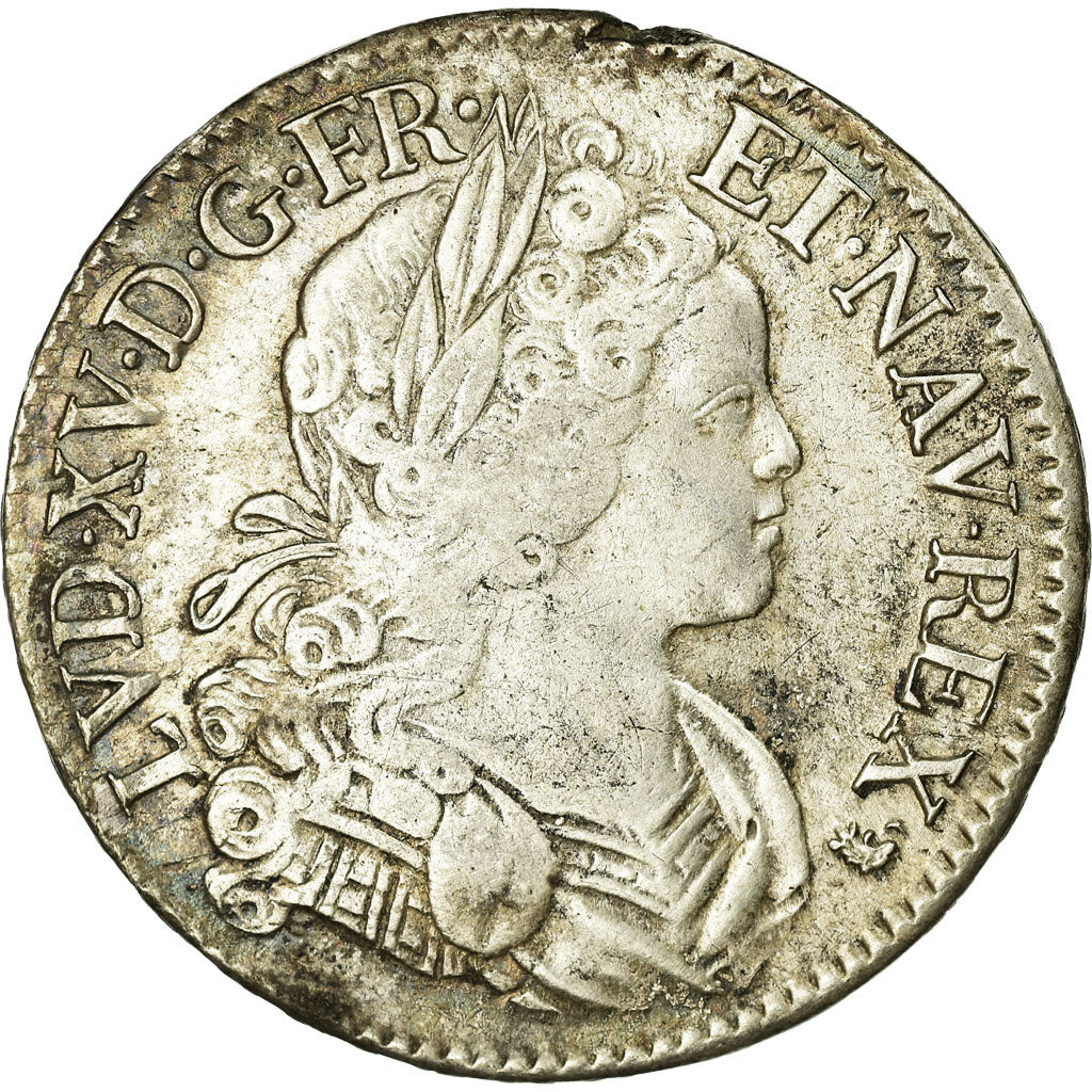 Monnaie, France, Louis XV, Écu de France-Navarre, Ecu, 1718, Orléans, TB+