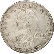 France, Louis XV, Écu aux branches d'olivier, Ecu, 1726, Paris, TB+, Argent