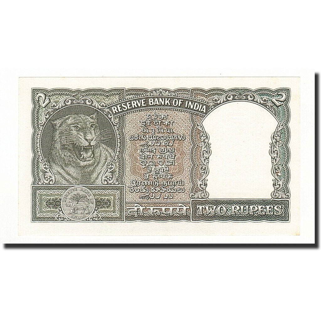 Banknot, India, 2 Rupees, Undated, Undated, KM:31, UNC(63)