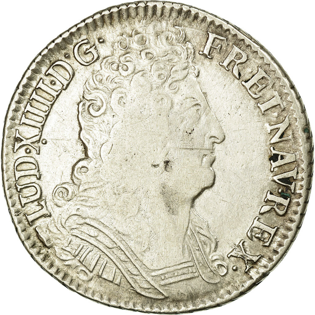 Coin, France, Louis XIV, 1/4 Écu aux 3 couronnes, 1/4 Ecu, 1713, Lille