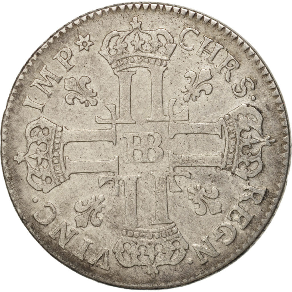 Frankreich, Louis XV, Petit Louis d'argent, 1/3 Ecu, 1720, Strasbourg, VF(20-25)