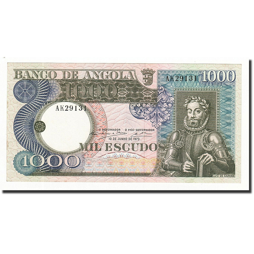 Banknote, Angola, 1000 Escudos, 1973-06-10, KM:108, UNC(65-70)