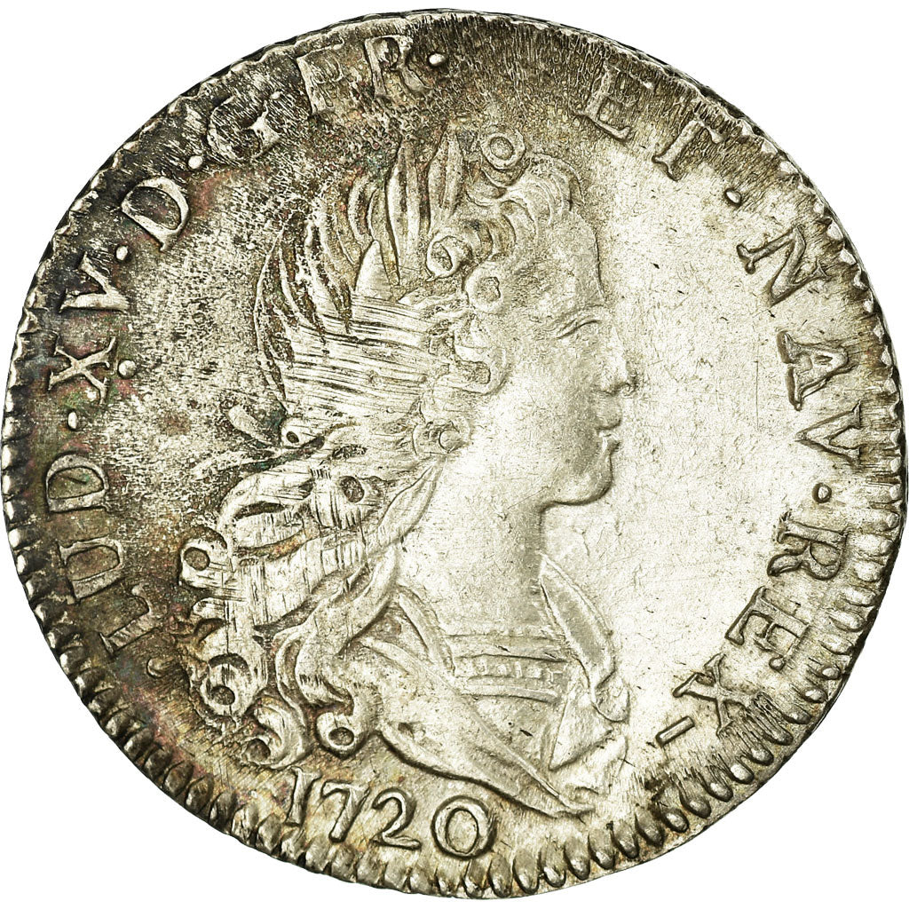 Coin, France, Louis XV, Petit Louis d'argent (3 livres), 1/3 Ecu, 1720, Lille