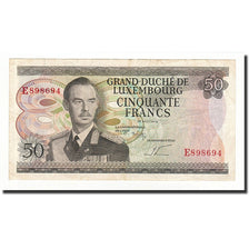 Lussemburgo, 50 Francs, KM:55b, 1972-08-25, BB
