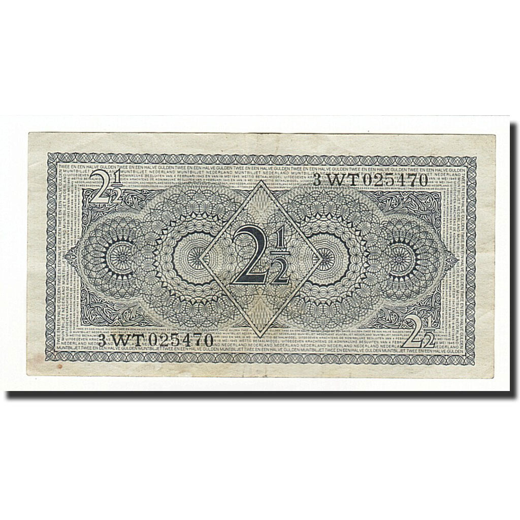 Banconote, Paesi Bassi, 2 1/2 Gulden, KM:73, 1949-08-08, BB