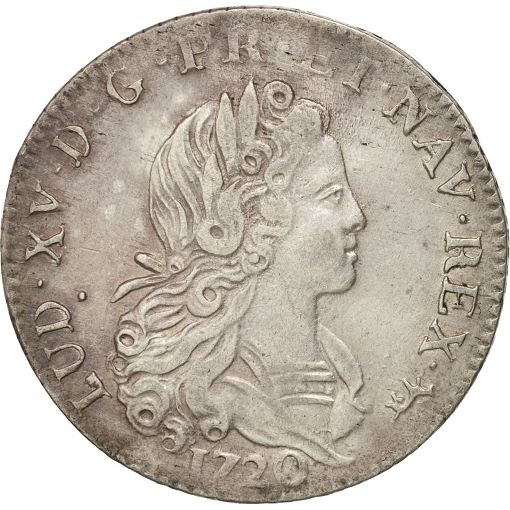 Coin, France, Louis XV, Petit Louis d'argent (3 livres), 1/3 Ecu, 1720, Paris