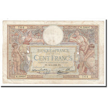 Geldschein, Frankreich, 100 Francs, 1938-04-14, SGE, Fayette:25.15, KM:86b