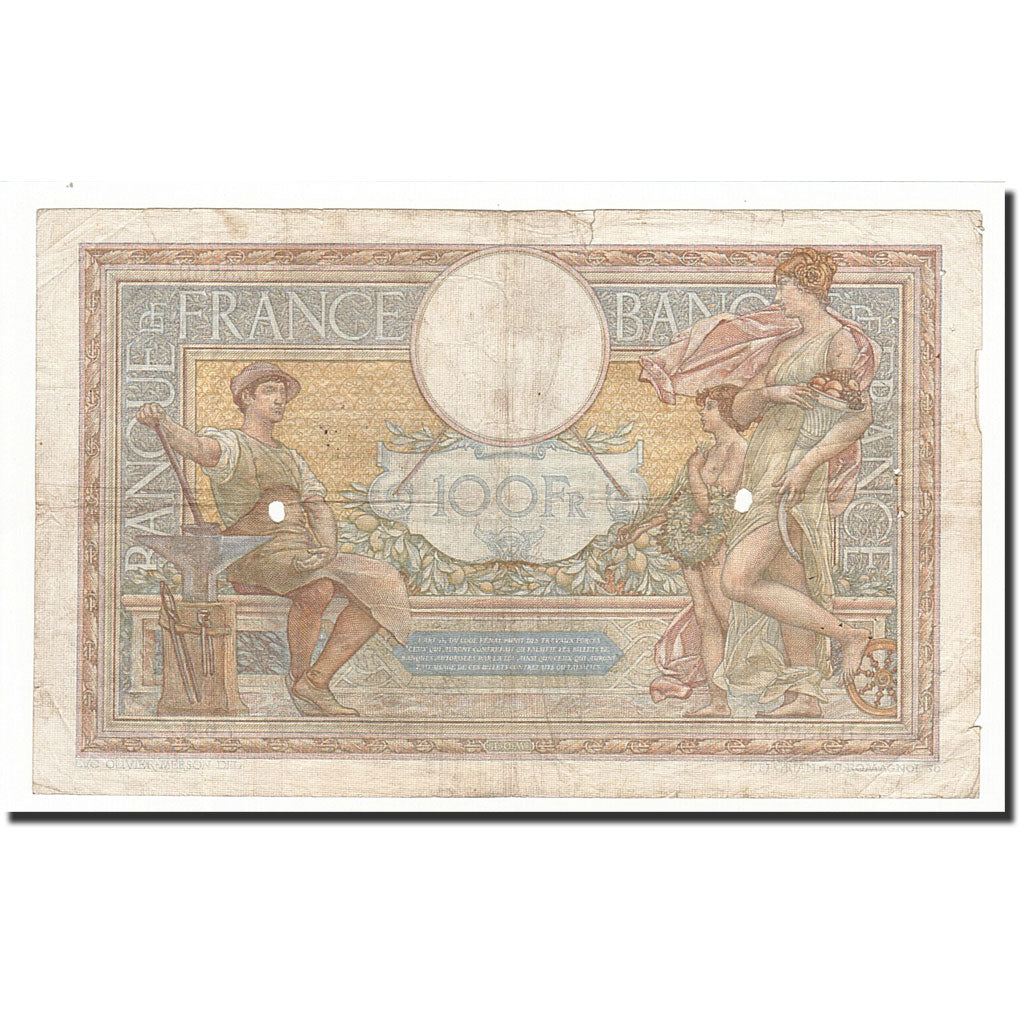 Banconote, Francia, 100 Francs, 1938-04-14, B, Fayette:25.15, KM:86b