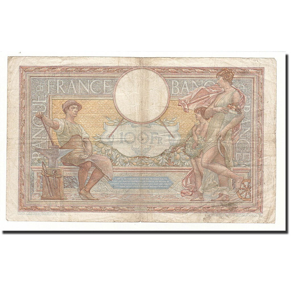 Biljet, Frankrijk, 100 Francs, 1938-12-01, B+, Fayette:25.35, KM:86b